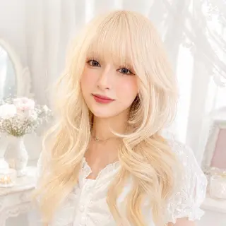 ロング ♡似合わせハイトーン ♡maiのヘアスタイル