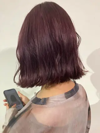 ミディアム カラー 🌸髪質改善特化🌸 店長　ゆうやのヘアスタイル