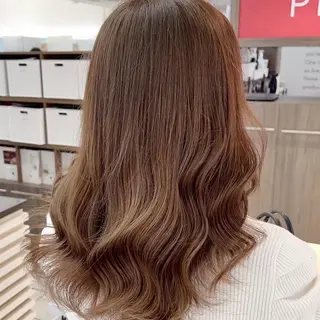 ロング カラー 縮毛矯正/ワンカラー モデル募集🫧羽夏のヘアスタイル