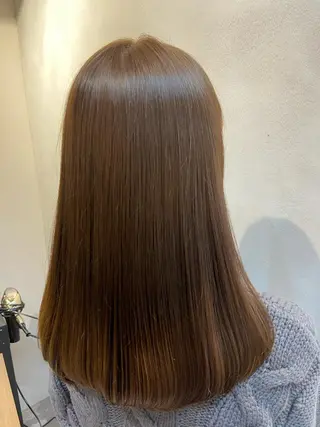 ミディアム 髪質改善 永田零亜のヘアスタイル