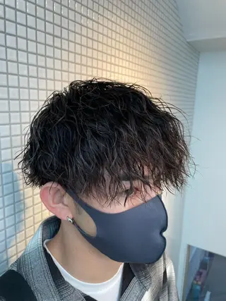 ショート カラー パーマ メンズ 🍃メンズヘア🍃 セヤシュウヘイのヘアスタイル