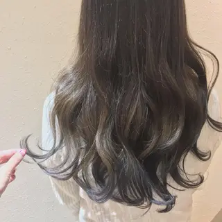ロング カラー 山本 舞のヘアスタイル