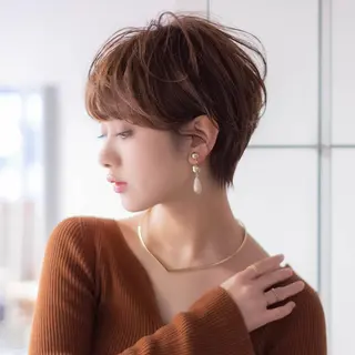 ショート パーマ 浅沼 ゆいのヘアスタイル