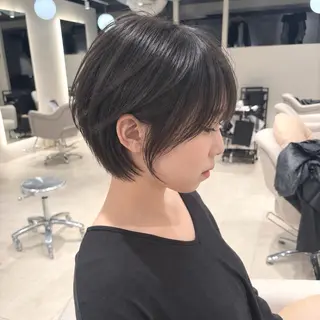 ショート 顔周り/レイヤー/ 銀座/kaede🎀のヘアスタイル