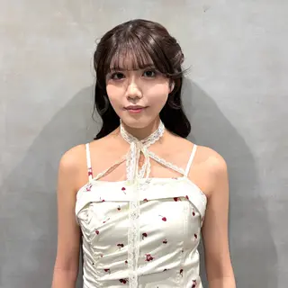 ロング 推し活アレンジ🎀 艶カラー¦nanoのヘアスタイル