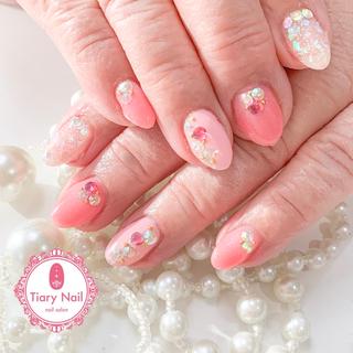 ネイル 💗🪽Tiary Nail🪽💗のネイルデザイン