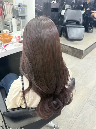 ロング カラー 🩶ハイトーン × プルエク🩶MIWAのヘアスタイル