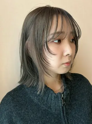ショート カラー hubhair レイヤー/透明感のヘアスタイル
