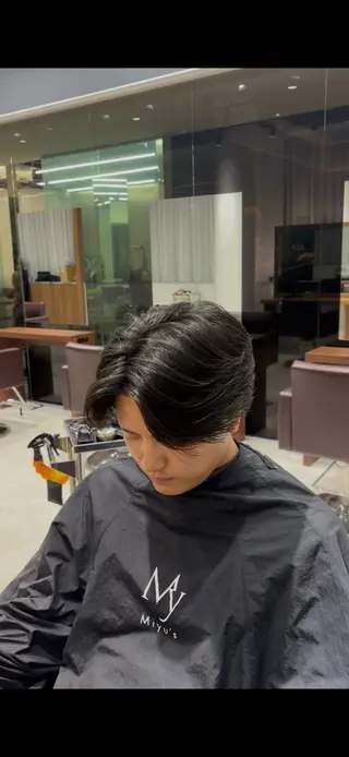 パーマ メンズ 高崎 堅心のヘアスタイル