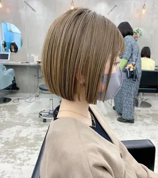 ショート カラー 👑ボブはお任せ ミヤノ👑のヘアスタイル
