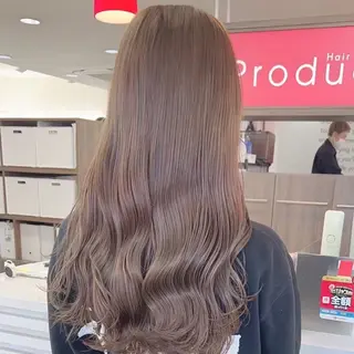 ロング カラー 縮毛矯正/ワンカラー モデル募集🫧羽夏のヘアスタイル