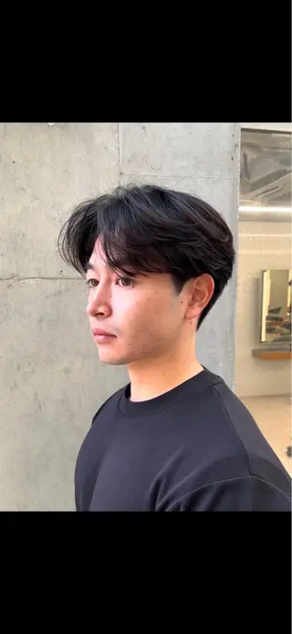 ショート パーマ メンズ ニュアンスパーマ 🌊🤙りなのヘアスタイル