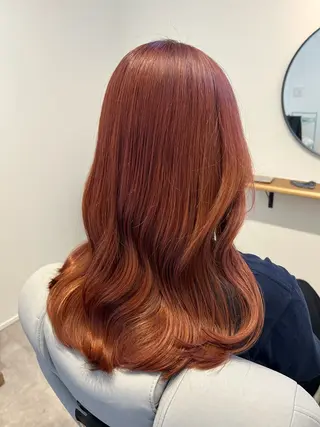 ロング カラー kibako ayanoのヘアスタイル