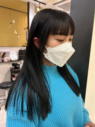ロング カラー hubhair レイヤー/透明感のヘアスタイル