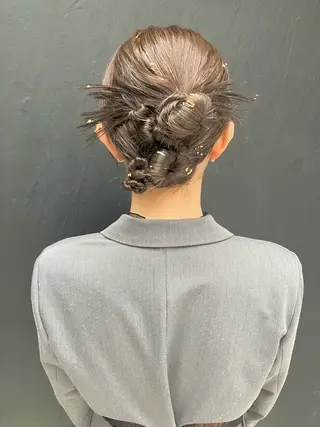 ミディアム カラー パーマ ヘアアレンジ メンズ キッズ kotona 🤍miuraのヘアスタイル