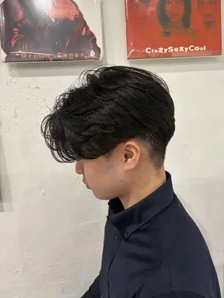 ミディアム 増田 伯のヘアスタイル
