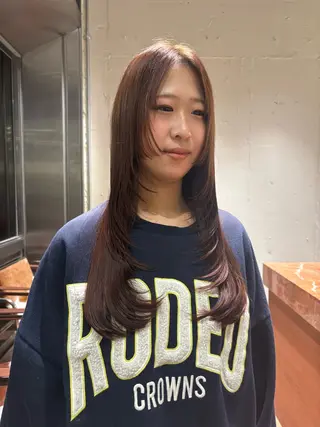 ロング 木下 茅沙のヘアスタイル