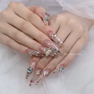 ネイル HANA 長さだしのネイルデザイン
