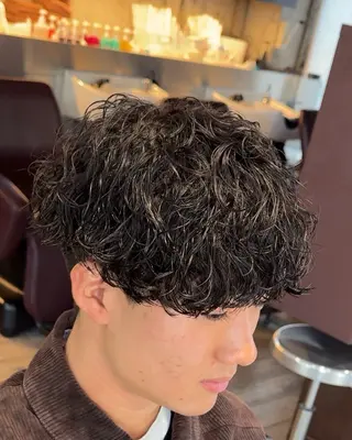 パーマ メンズ fifth 堀内新史のヘアスタイル