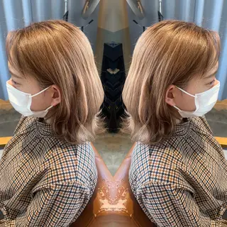 ミディアム カラー 韓国🇰🇷 ✂︎hair 内田愛のヘアスタイル