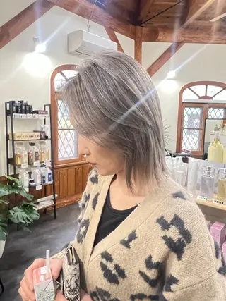 ミディアム 名取 純平のヘアスタイル