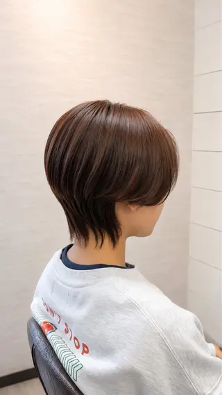 ショート カラー 似合わせ/33歳 /店長   村上直也のヘアスタイル
