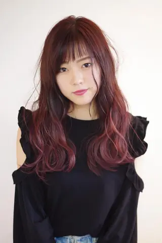 セミロング カラー 松田 光雄のヘアスタイル