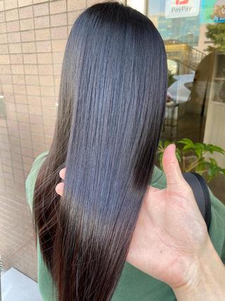 ロング 植田 敬太のヘアスタイル