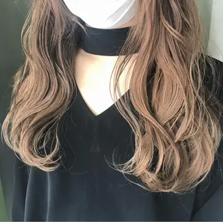 セミロング カラー 髪質改善サロン 梅田/ヨナミネのヘアスタイル