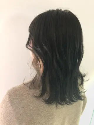 ミディアム カラー 🍊新宿南口🍊 ERINAのヘアスタイル