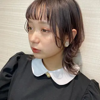 ミディアム 銀座メンズ専門🖤 叶奈々のヘアスタイル