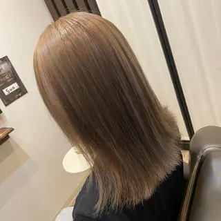 セミロング カラー メンズパーマ /栄/伊藤りんなのヘアスタイル