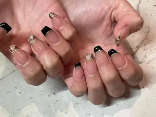 ネイル 韓国/ワンホン/長さ 出しつけ放題🎀のネイルデザイン