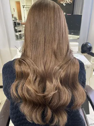 ロング マリカ🦋韓国 ハイトーン/エクステのヘアスタイル