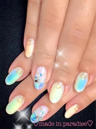 ネイル うるま市サロン Yuko Izawaのネイルデザイン