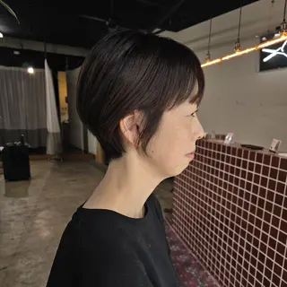 ショート ハヤシ マユ ✂ 府中美容室のヘアスタイル