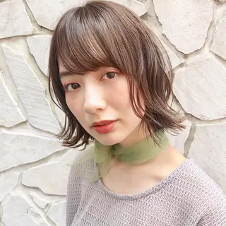 ショート カラー パーマ KONOMI スタイリストのヘアスタイル