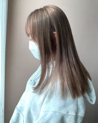 ロング カラー hubhair レイヤー/透明感のヘアスタイル