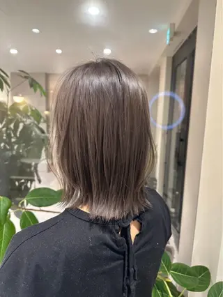 ショート カラー 透明感カラー🌿 グレージュ🐺陽介のヘアスタイル