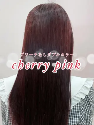 ロング カラー ヘアアレンジ ガーリーカラー🩷 ユウ🍓💞のヘアスタイル
