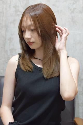 ロング カラー レイヤーカット kakeruのヘアスタイル