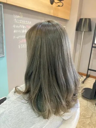 ロング カラー 谷川 穂のヘアスタイル