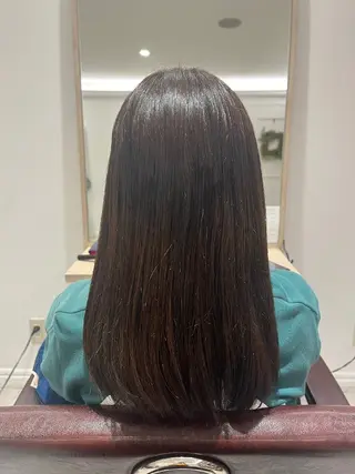 ロング カラー 中山 樹のヘアスタイル