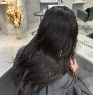 ロング カラー ヘアアレンジ 透明感ベージュ/ kotomiのヘアスタイル