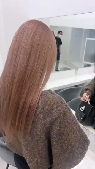ロング カラー リコ 渋谷 ハッシュカットのヘアスタイル