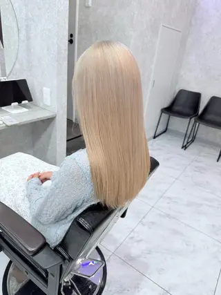 ロング カラー 🌺ハイトーン🌺 矢葺 なぎさ🌺🌺のヘアスタイル