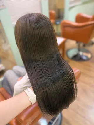 セミロング カラー ねね🍒ストレート/ 似合わせカラー🍒のヘアスタイル