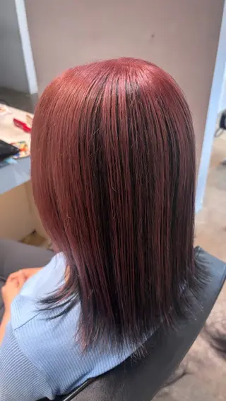 ミディアム カラー ྀི akane   ྀིのヘアスタイル