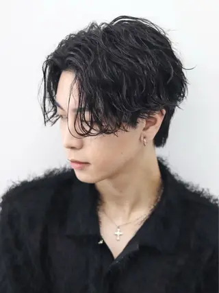 ショート パーマ 🔥ジャス/ 無造作パーマ特化🔥のヘアスタイル