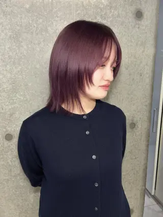 カラー ️💜akari💜 ハイトーン/レイヤーのヘアスタイル